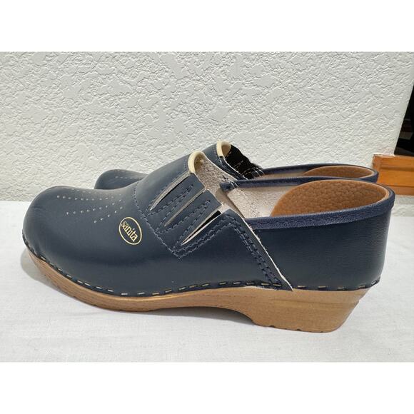 Sanita Professional Clogs Blue Womens EU 39 US 8.5 Slip On Nurse Made in Denmark - Picture 7 of 10